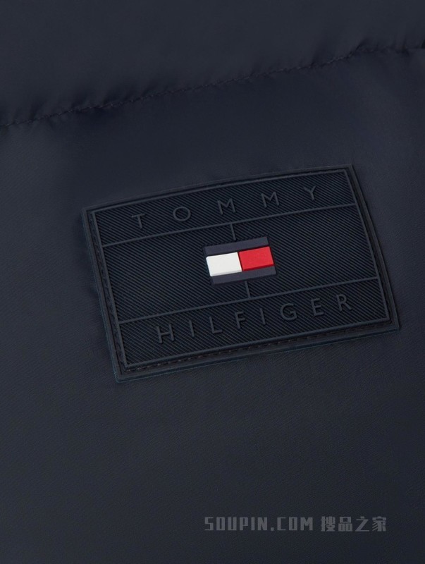 23新款秋冬男装简约LOGO鹅绒保暖合身连帽羽绒服外套33414