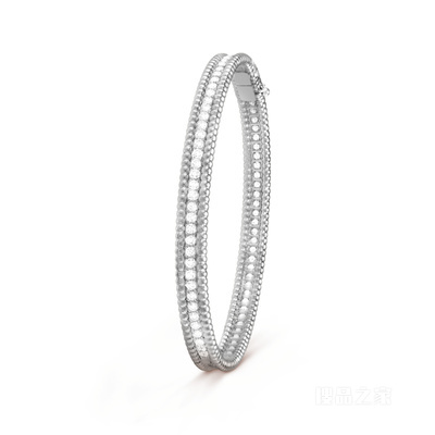 Perlée diamonds手镯，单排镶钻设计，大号款式