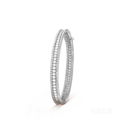 Perlée diamonds手镯，单排镶钻设计，超小号款式