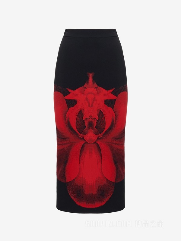 Ethereal Orchid铅笔裙