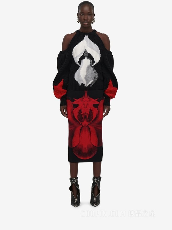 Ethereal Orchid铅笔裙