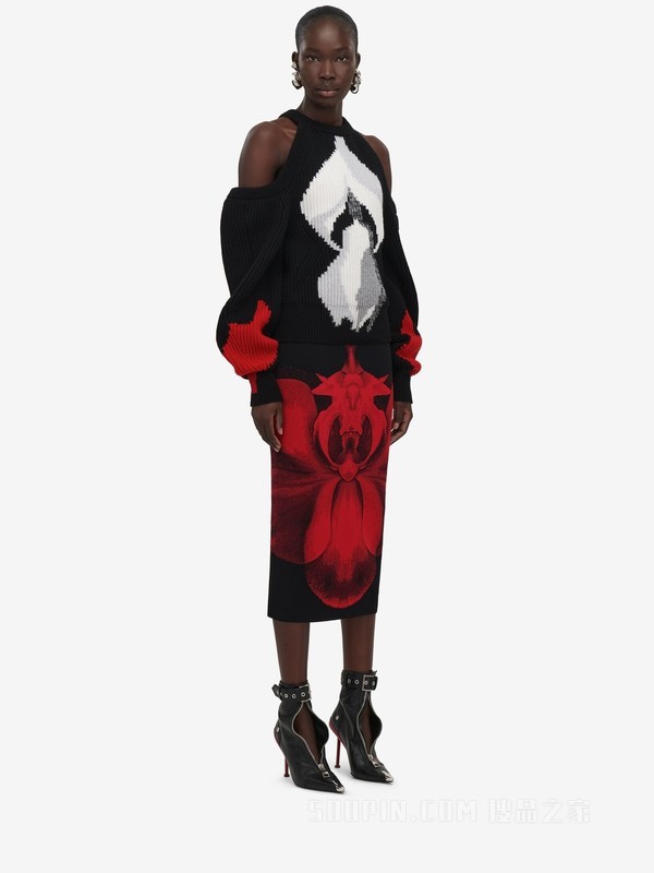 Ethereal Orchid铅笔裙