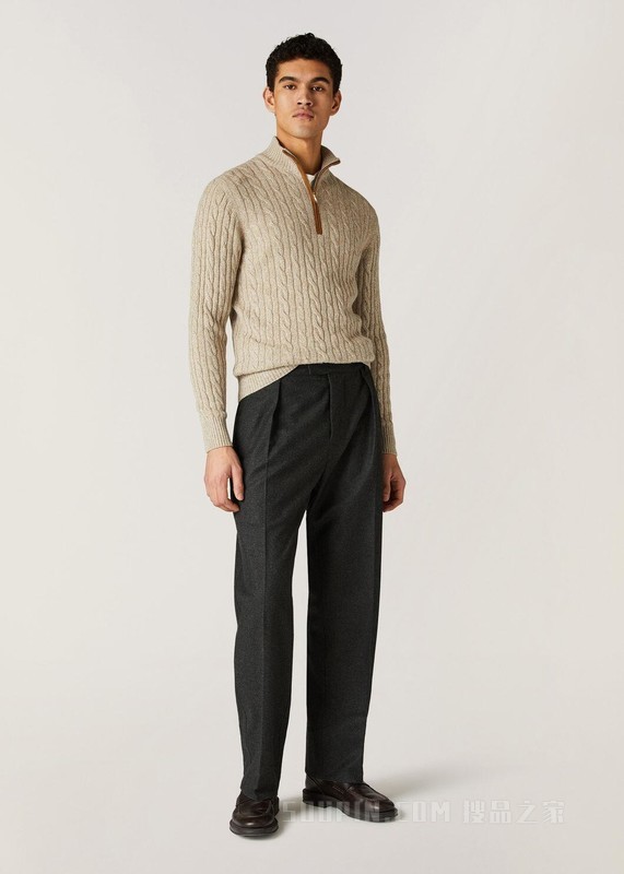 Treccia Mezzocollo 针织衫 小羊绒