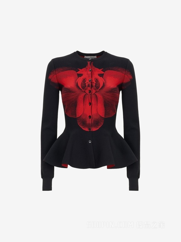 Ethereal Orchid宽摆开衫