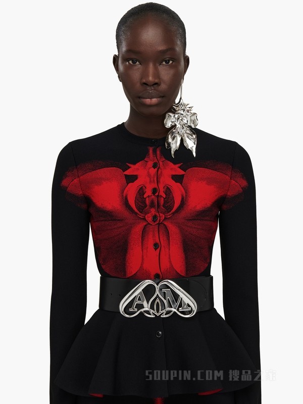 Ethereal Orchid宽摆开衫