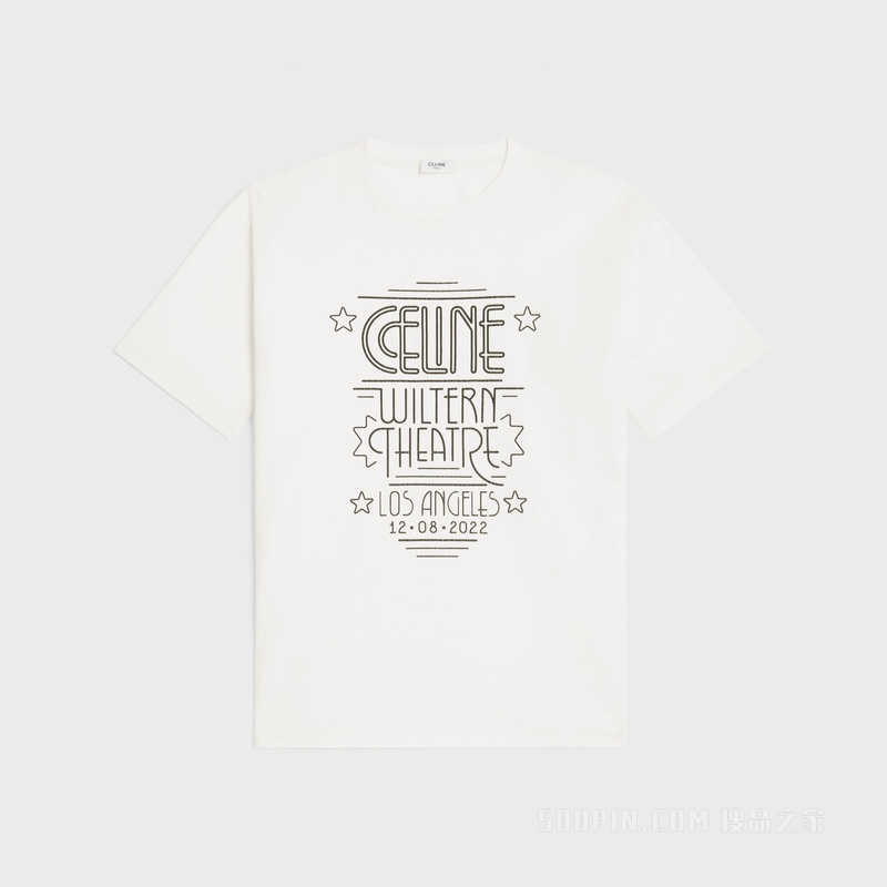 CELINE◆WILTERN/ウィルターンプリント/S/コットン/WHT/2X39H671Q CELINE(セリーヌ) / WILTERN/ウィルターンプリント/S/コットン