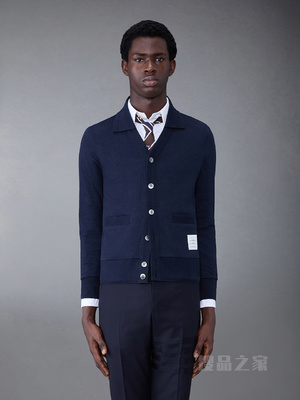 [早秋新品]男士罗纹长袖 POLO 开衫