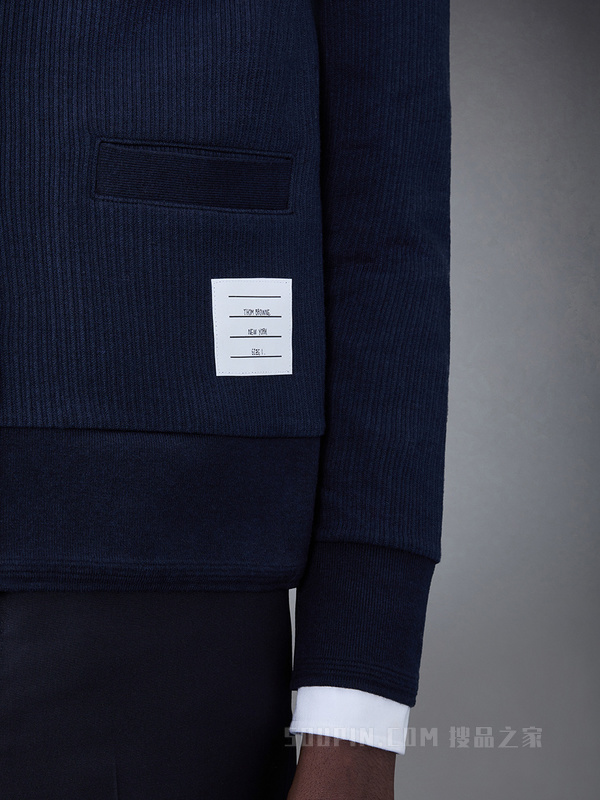 [早秋新品]男士罗纹长袖 POLO 开衫