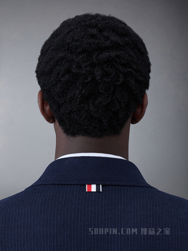 [早秋新品]男士罗纹长袖 POLO 开衫