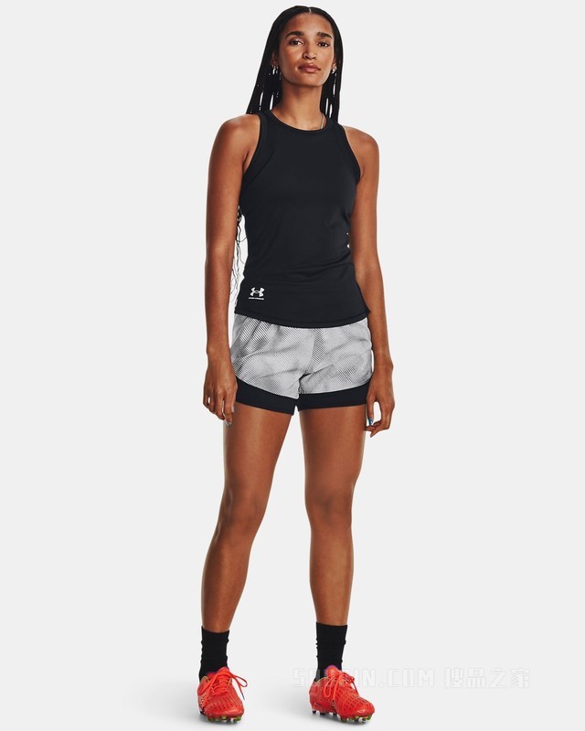 女士UA Challenger Pro印花短裤