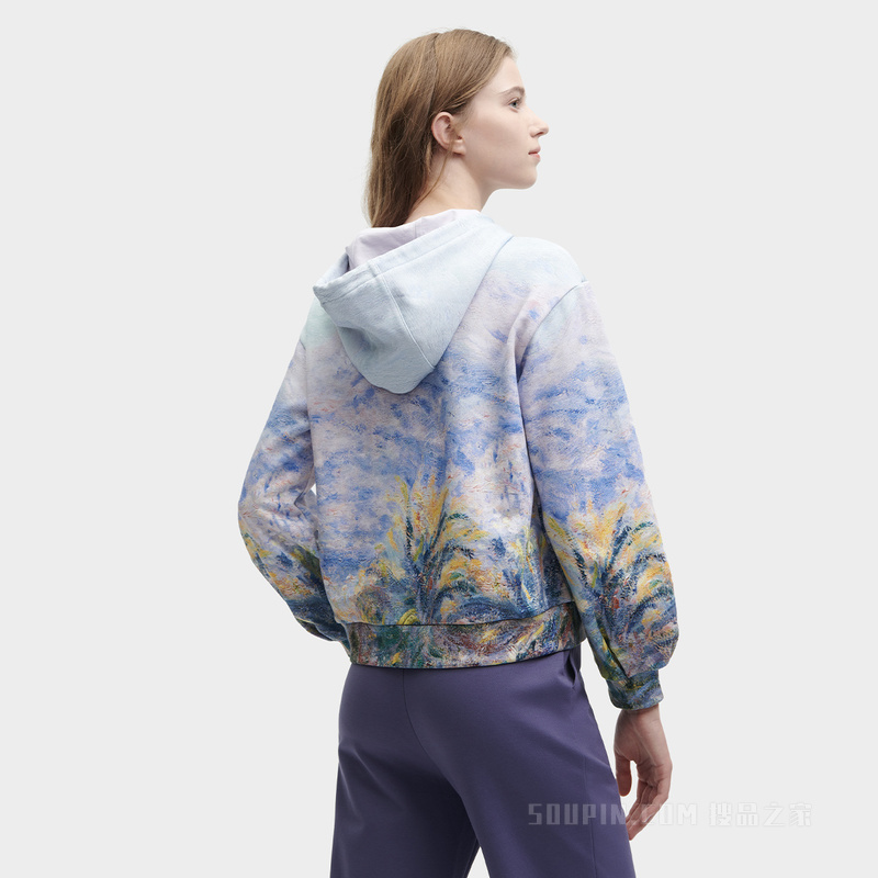 女子时尚休闲连帽卫衣