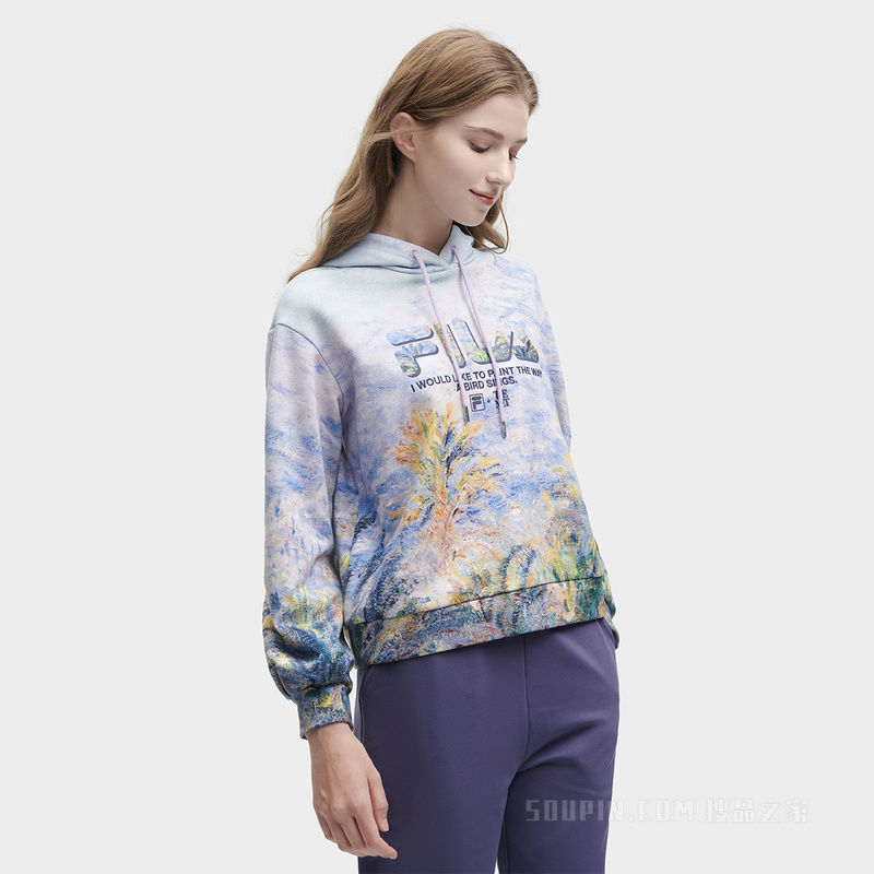 女子时尚休闲连帽卫衣