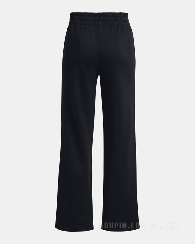 女士UA Rival抓绒直筒长裤