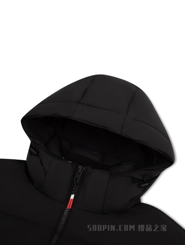 男装经典刺绣鸭绒保暖中长款宽松派克羽绒服外套DM0DM15117
