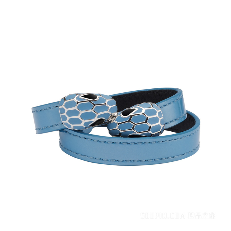Serpenti Forever 皮革手镯