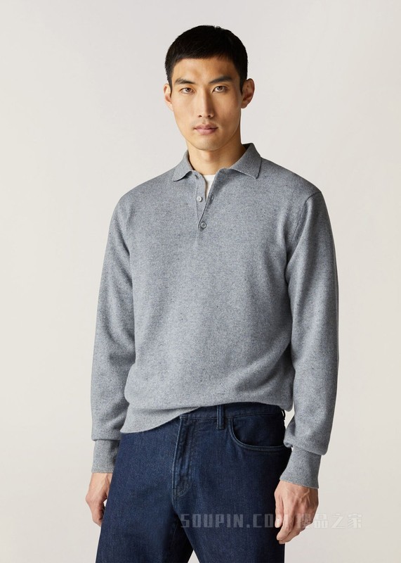 Loro Re-Cashmere Polo 衫 羊绒