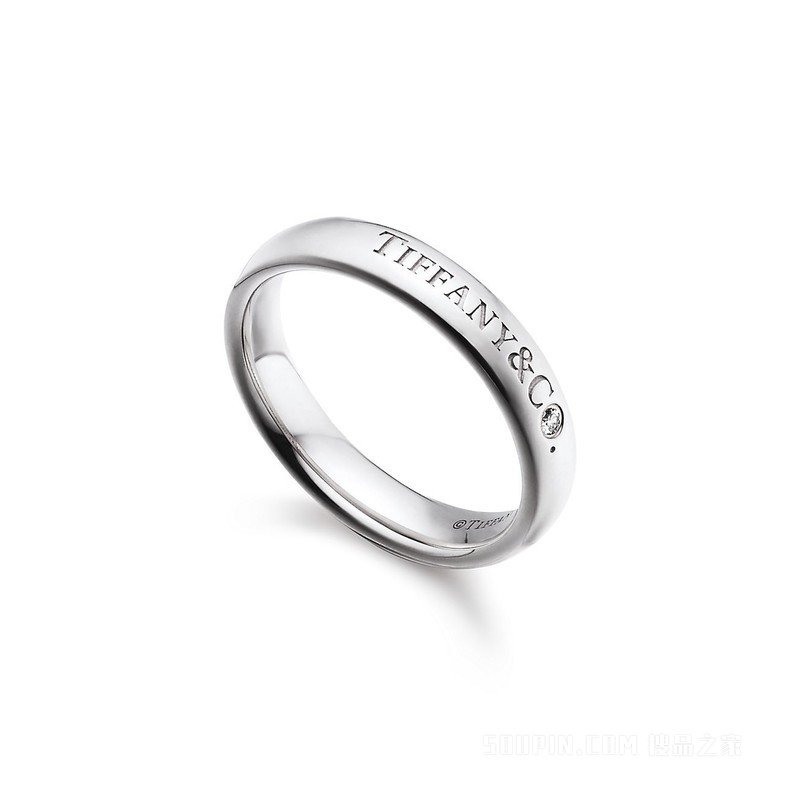 T&CO.® 系列铂金镶钻戒指
