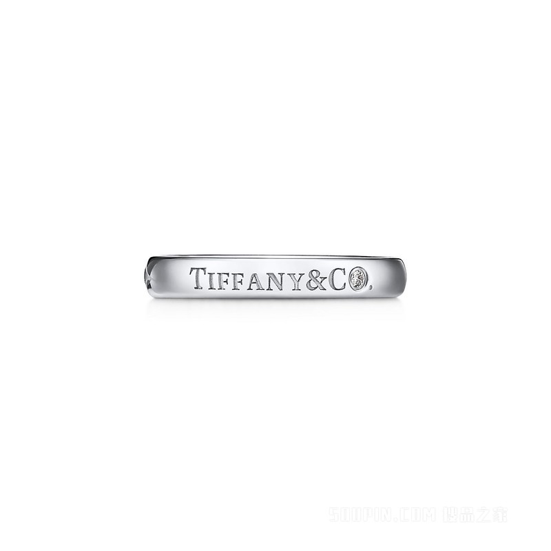 T&CO.® 系列铂金镶钻戒指