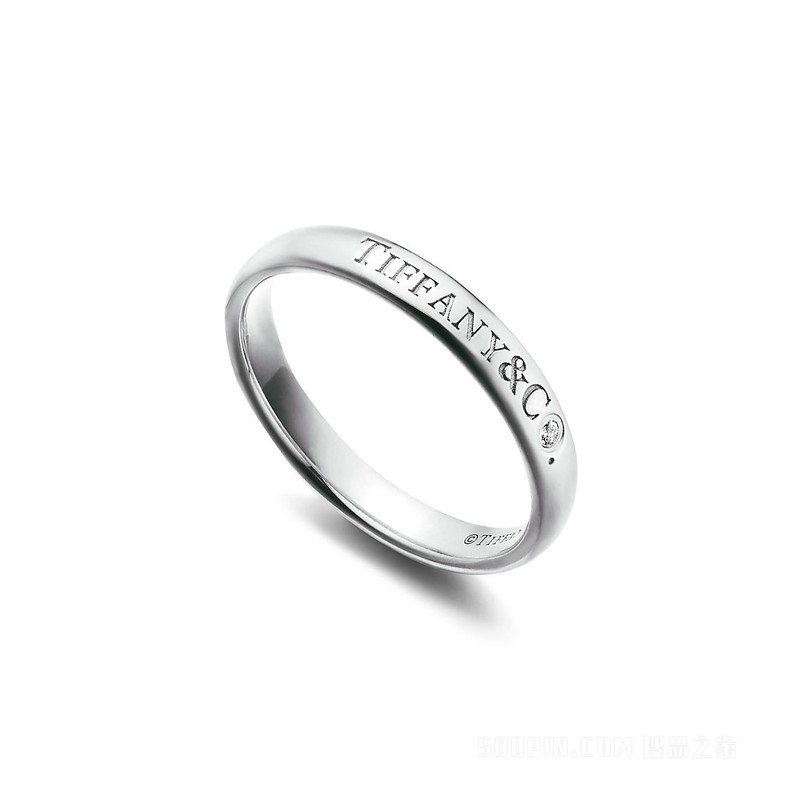 T&CO.® 系列铂金镶钻戒指