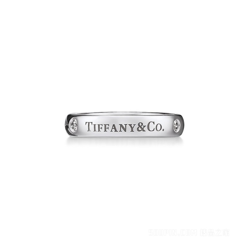 T&CO.® 系列铂金镶钻戒指