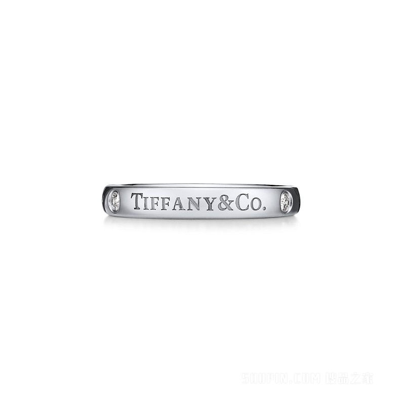 T&CO.® 系列铂金镶钻戒指