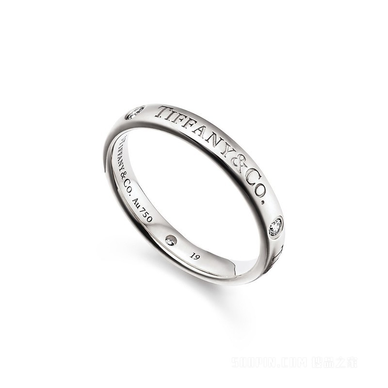 T&CO.® 系列铂金镶钻戒指