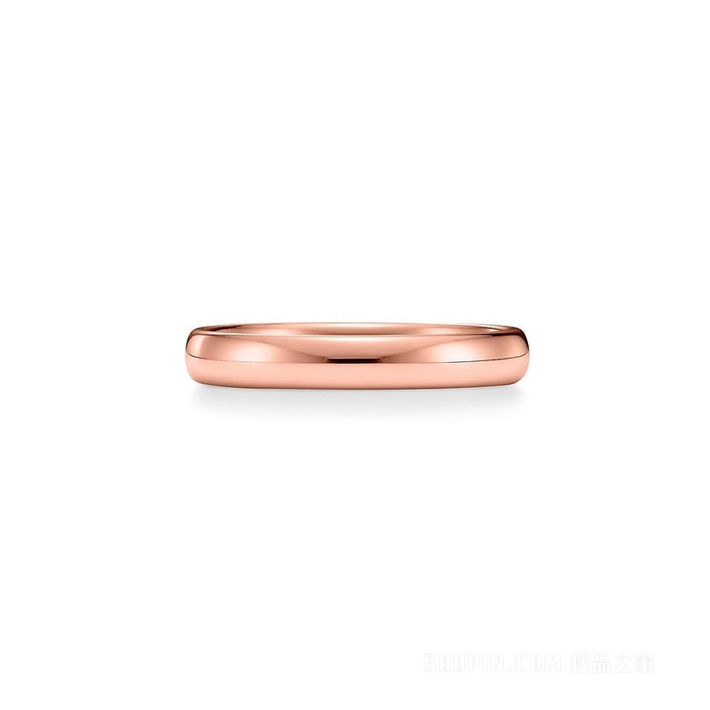 T&CO.® 系列 18K 玫瑰金镶钻戒指