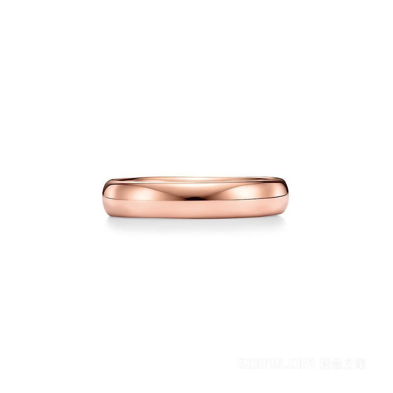 T&CO.® 系列 18K 玫瑰金镶钻戒指