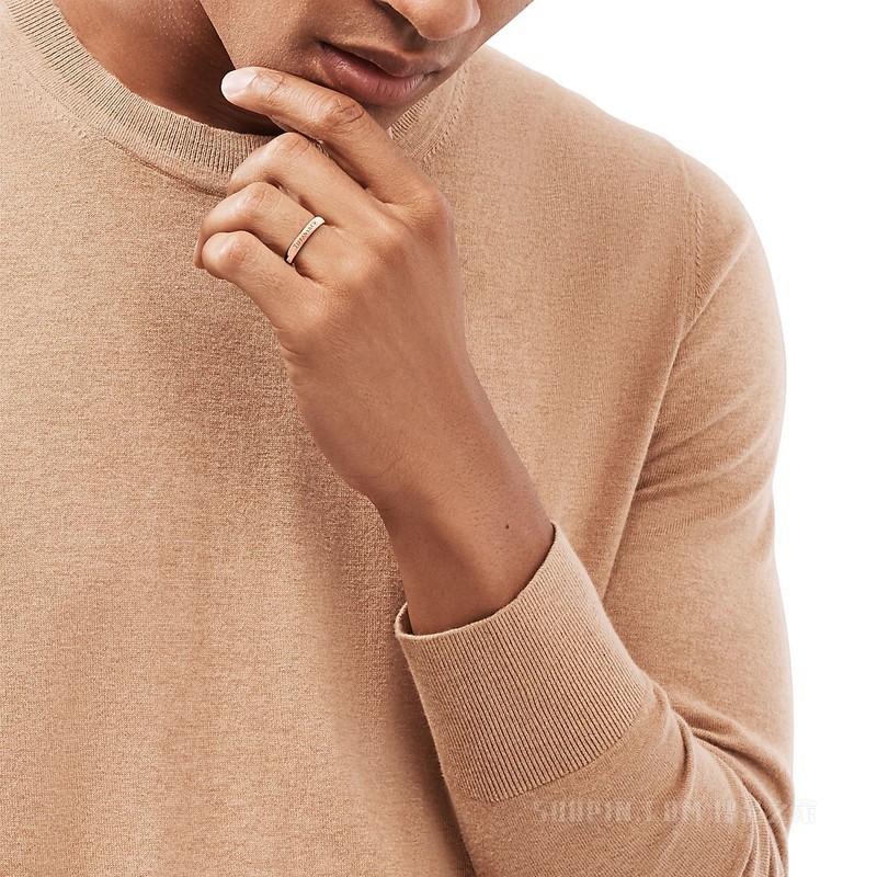 T&CO.® 系列 18K 玫瑰金镶钻戒指