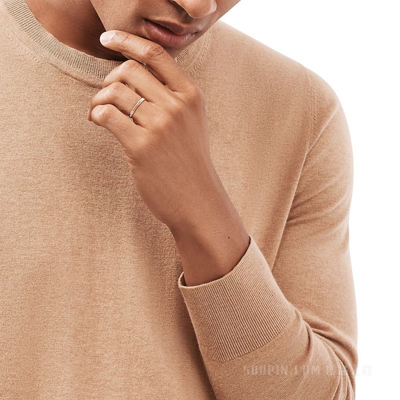T&CO.® 系列 18K 玫瑰金镶钻戒指
