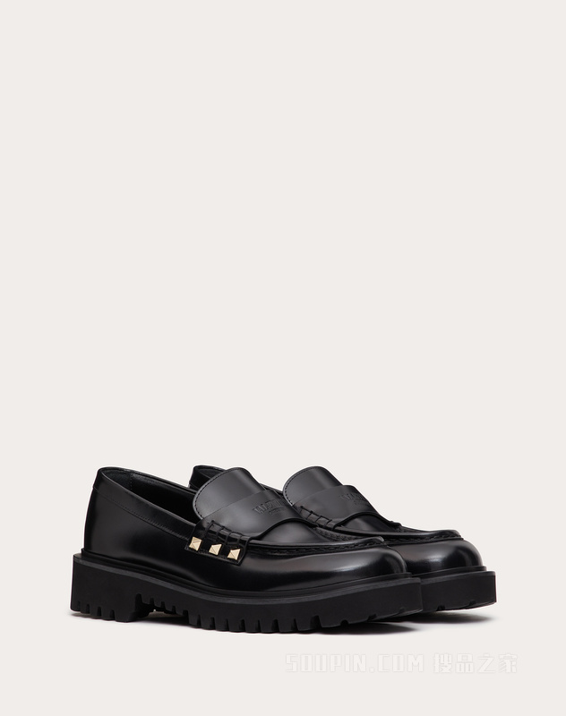 ROCKSTUD小牛皮乐福鞋
