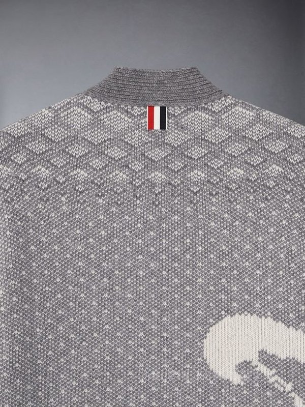 [早秋新品]美利奴费尔岛 V 领开衫