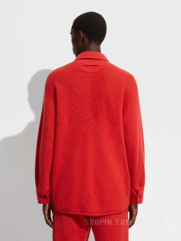 杰尼亚 x The Elder Statesman Oasi Cashmere 衬衫