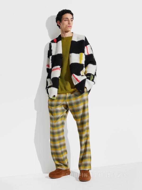 清-Sei 山羊毛 Zegna/杰尼亚】Ermenegildo Zegna XXX 系列黑色羊毛及山羊绒针织