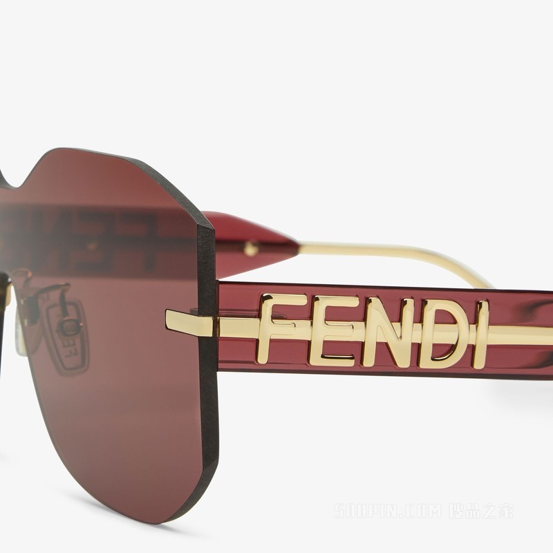 Fendigraphy 紫色护目款太阳镜