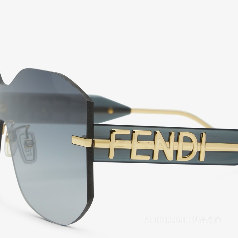 Fendigraphy 绿色护目款太阳镜