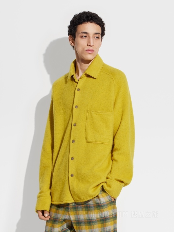 杰尼亚 x The Elder Statesman Oasi Cashmere 衬衫