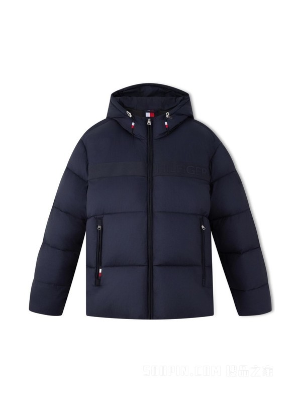 23新款秋冬男装都市休闲保暖合身连帽面包服铺棉外套02539