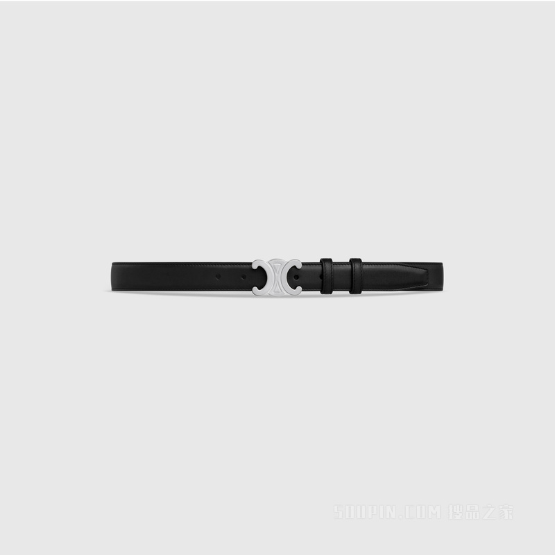 TRIOMPHE中号Taurillon皮革腰带 软卡其色-31SK