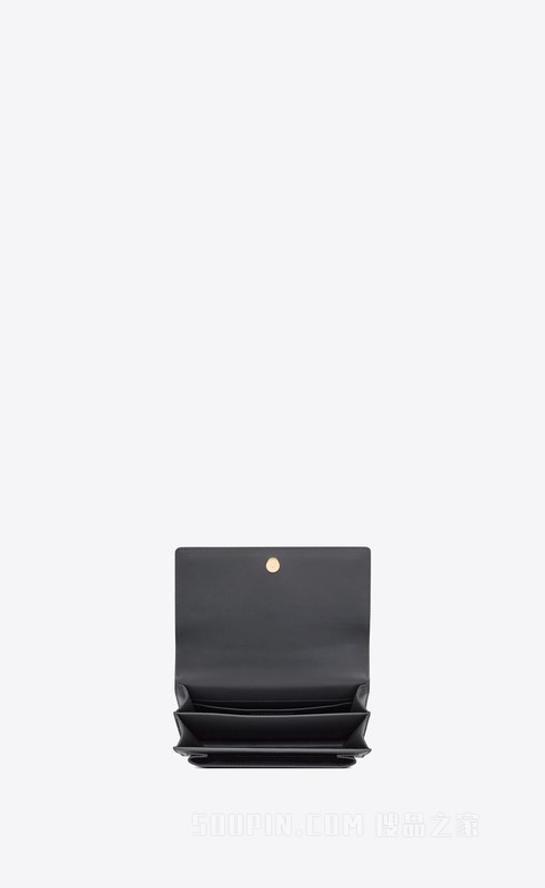 SUNSET中号树皮纹压纹手袋