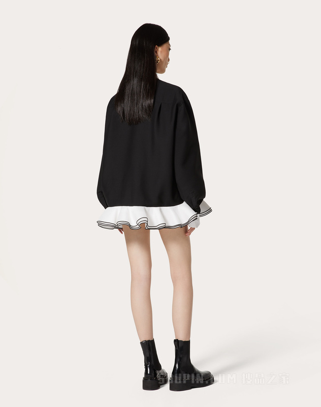 CREPE COUTURE短款连衣裙