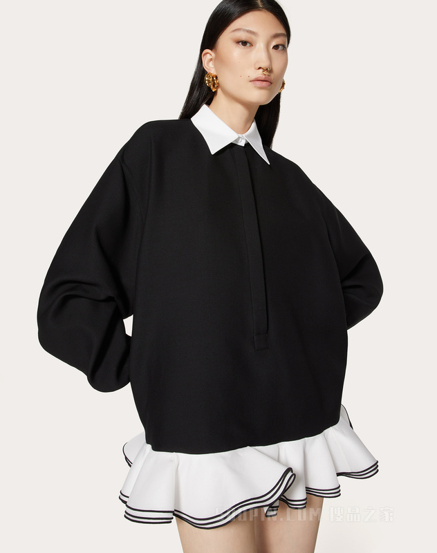 CREPE COUTURE短款连衣裙