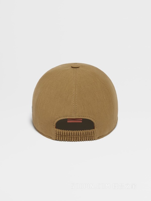 浅绿色亚麻棒球帽