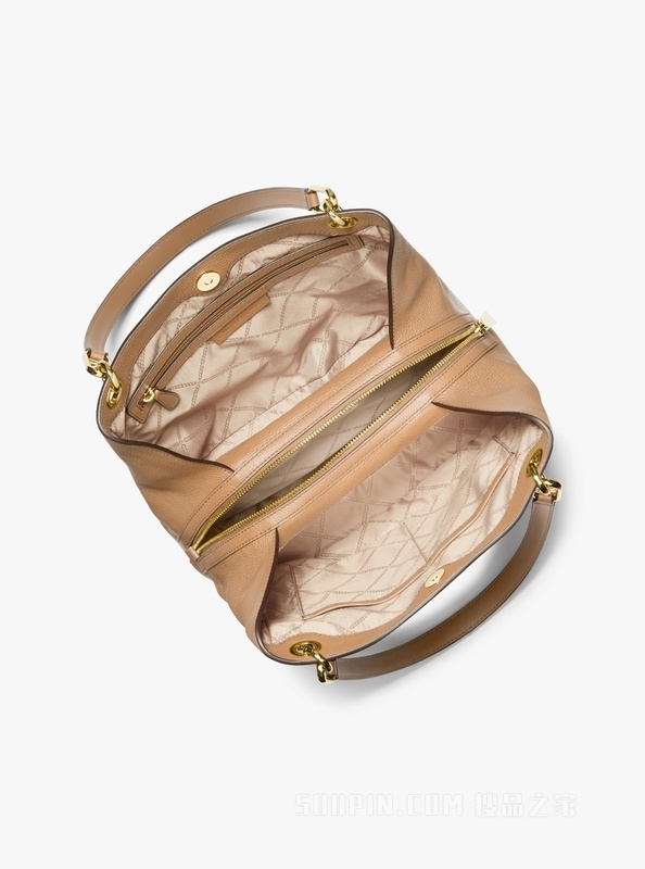 Kensington 大号皮质单肩托特包