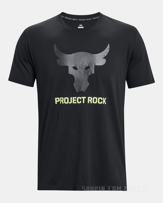 男士Project Rock强森Brahma Bull短袖T恤