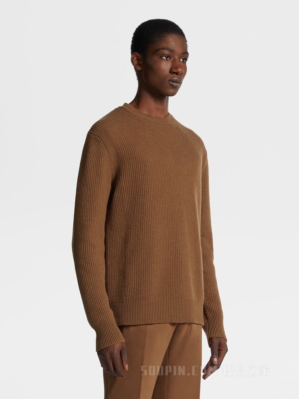 Foliage Mélange 色 Oasi Cashmere 圆领毛衣