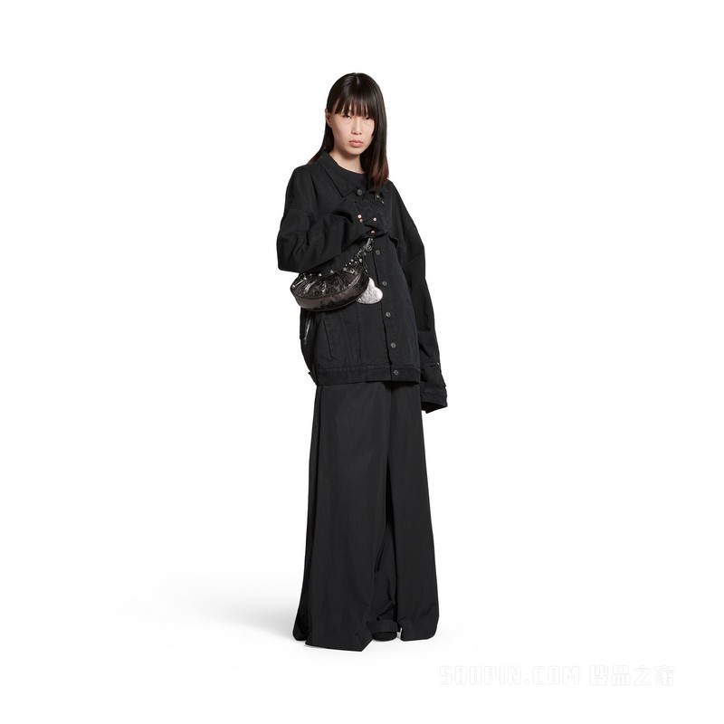 LE CAGOLE金属质感加小号肩背包