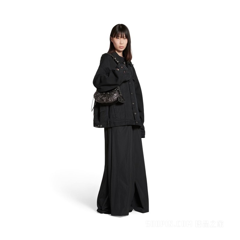 LE CAGOLE金属质感加小号肩背包
