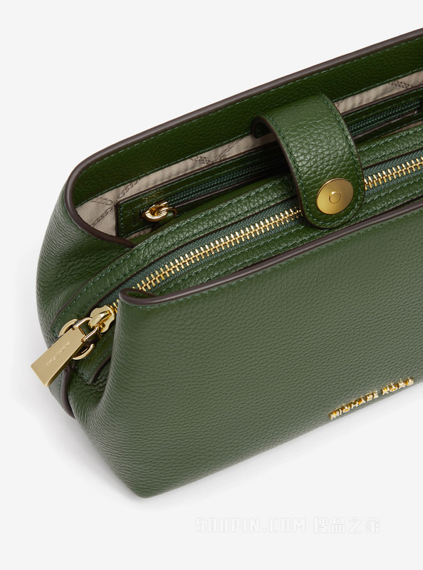 Kensington 中号皮质斜挎包