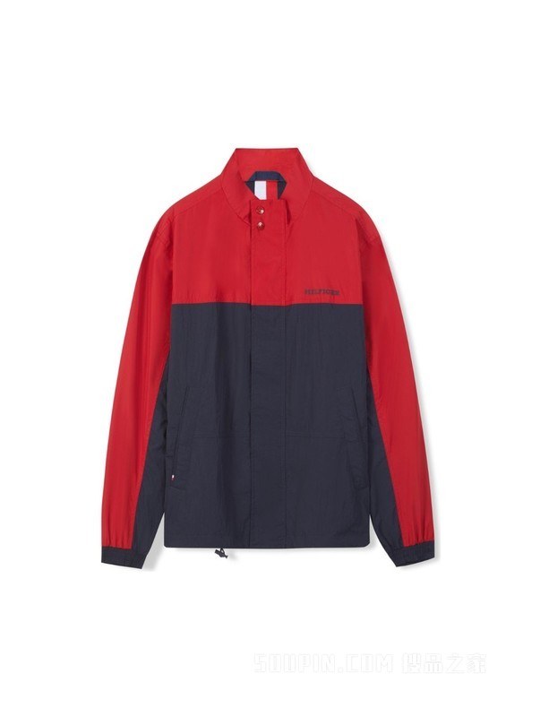 23新款早秋男装防泼水撞色立领合身户外运动夹克外套31650